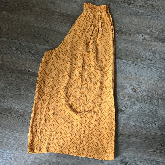 Vintage 80's Linda Allard for Ellen Tracy Silk Paperbag Waist Wide Leg Petite 4 - Picture 3 of 7